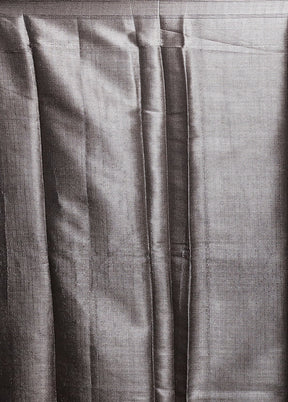 Red Dupion Silk Saree With Blouse Piece