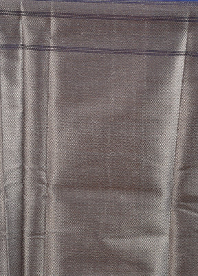 Grey Organza Saree With Blouse Piece - Indian Silk House Agencies