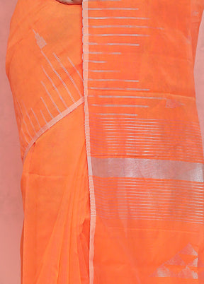 Rust Matka Silk Saree With Blouse Piece - Indian Silk House Agencies