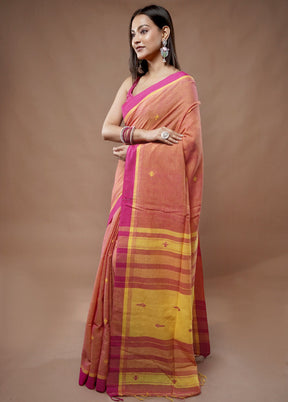 Yellow Matka Silk Saree With Blouse Piece - Indian Silk House Agencies