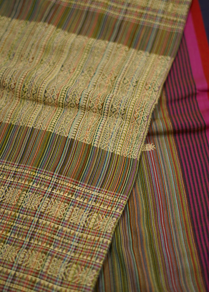 Multicolor Matka Silk Saree With Blouse Piece - Indian Silk House Agencies