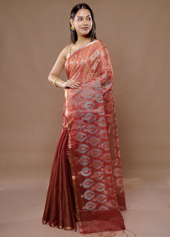 Pink Matka Pure Silk Saree With Blouse Piece - Indian Silk House Agencies