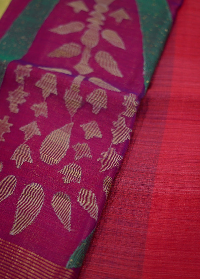 Multicolor Matka Pure Silk Saree With Blouse Piece - Indian Silk House Agencies