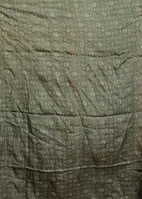 Black Handloom Matka Pure Silk Saree With Blouse Piece