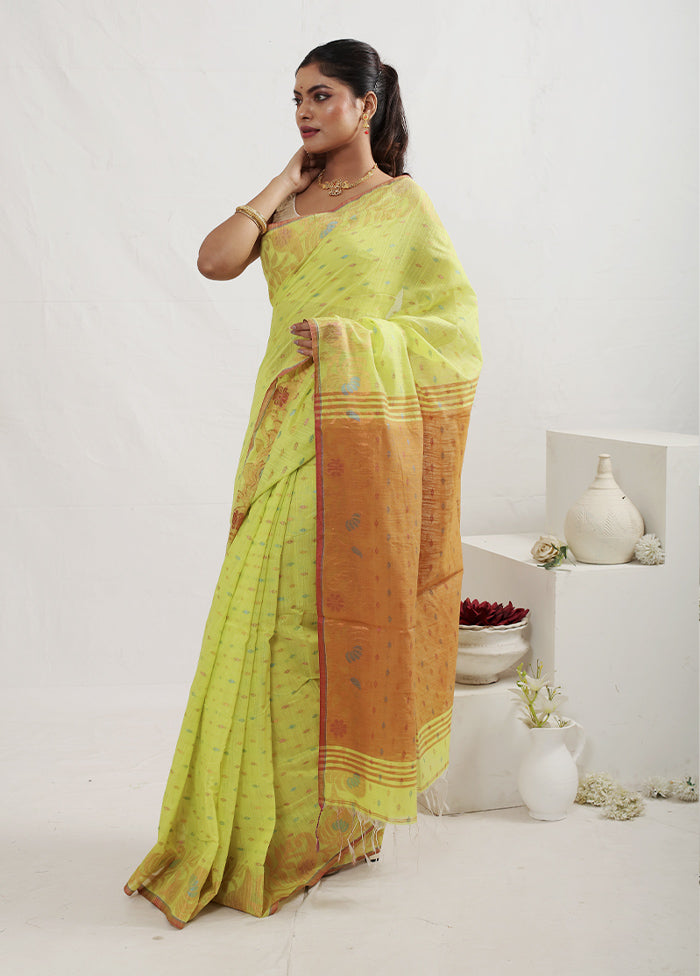 Green Matka Silk Saree With Blouse Piece - Indian Silk House Agencies