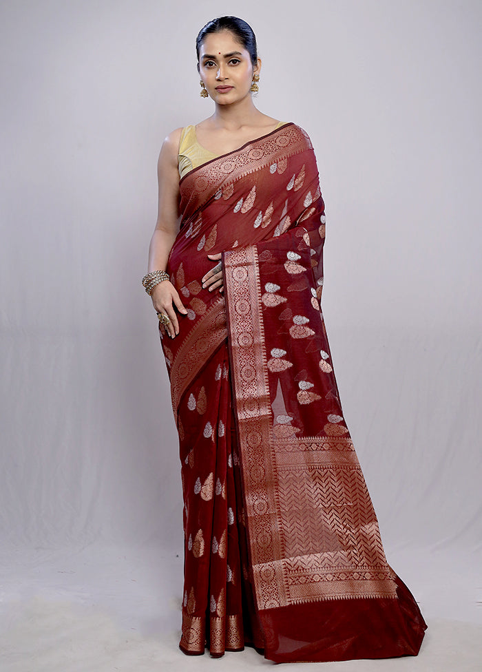 Multicolor Dupion Silk Saree With Blouse Piece - Indian Silk House Agencies