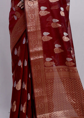 Multicolor Dupion Silk Saree With Blouse Piece - Indian Silk House Agencies