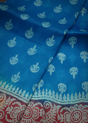 Multicolor Printed Pure Silk Saree With Blouse Piece - Indian Silk House Agencies