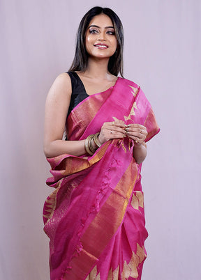 Multicolor Tussar Silk Saree With Blouse Piece - Indian Silk House Agencies