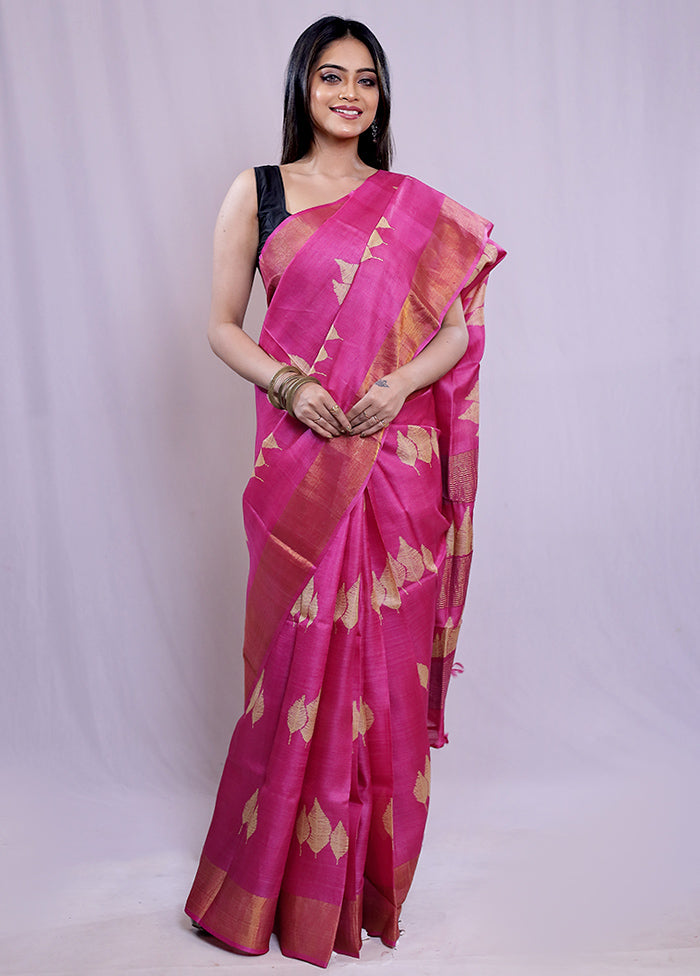 Multicolor Tussar Silk Saree With Blouse Piece - Indian Silk House Agencies