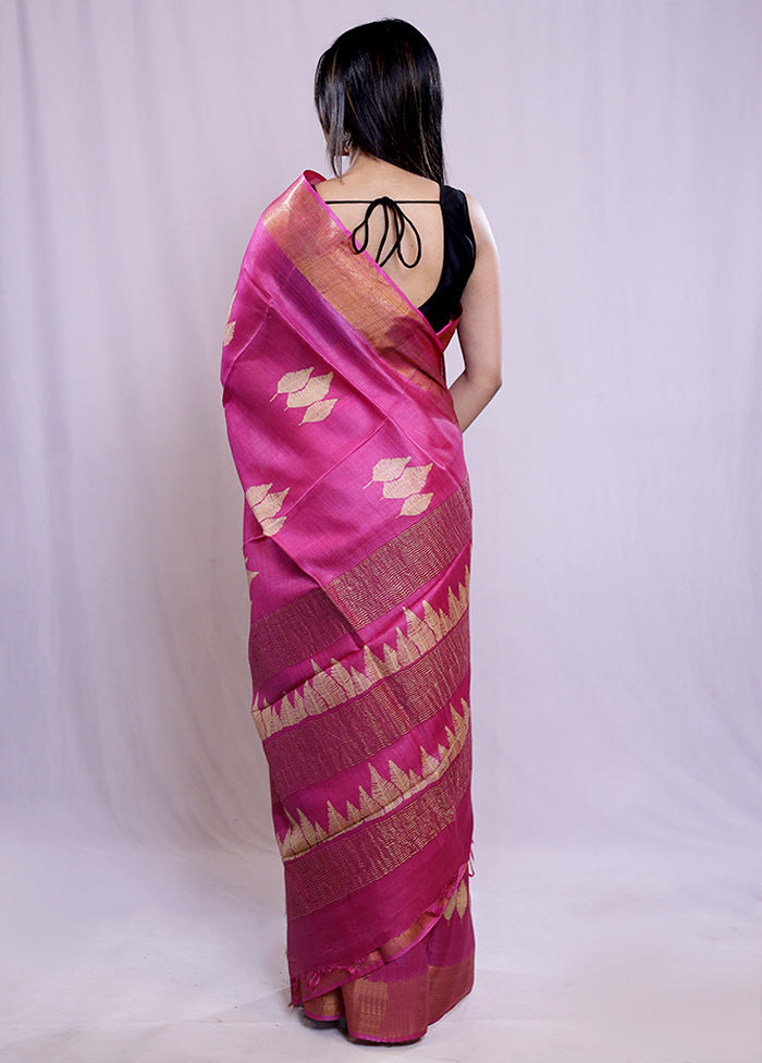 Multicolor Tussar Silk Saree With Blouse Piece - Indian Silk House Agencies