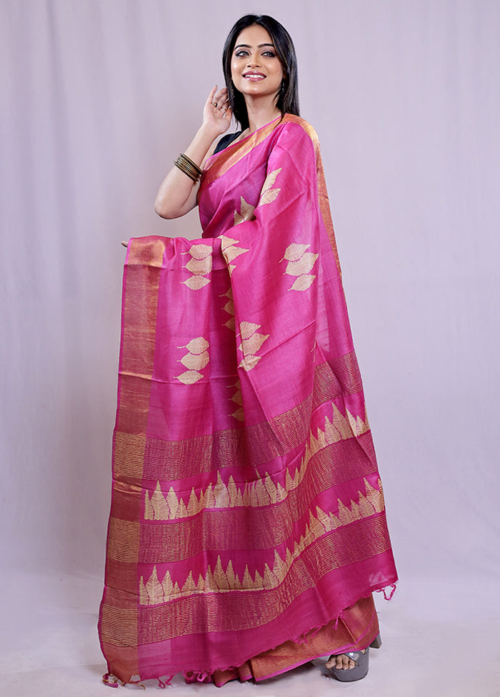 Multicolor Tussar Silk Saree With Blouse Piece - Indian Silk House Agencies