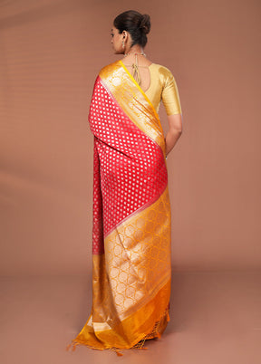 Multicolor Georgette Saree With Blouse Piece