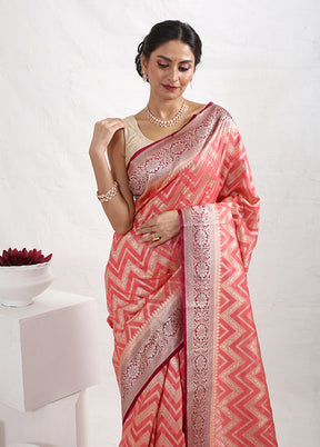 Cream Georgette Saree With Blouse Piece - Indian Silk House Agencies