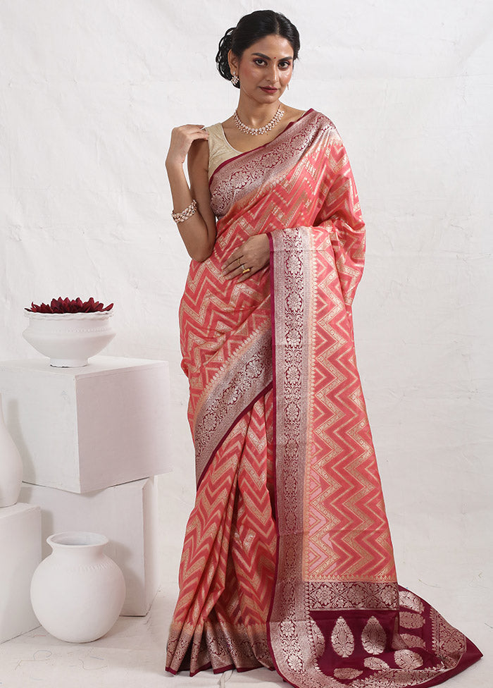 Cream Georgette Saree With Blouse Piece - Indian Silk House Agencies