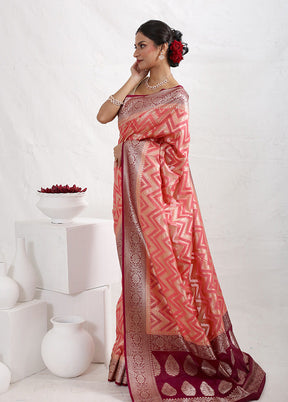 Cream Georgette Saree With Blouse Piece - Indian Silk House Agencies