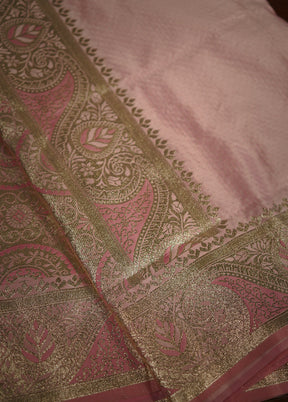 Pink Dupion Silk Saree With Blouse Piece - Indian Silk House Agencies