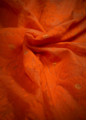 Orange Tant Cotton Saree Without Blouse Piece - Indian Silk House Agencies