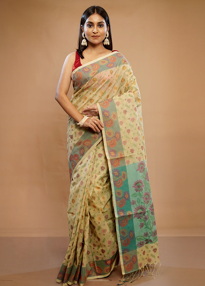 Green Matka Silk Saree With Blouse Piece - Indian Silk House Agencies