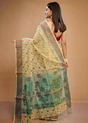 Green Matka Silk Saree With Blouse Piece - Indian Silk House Agencies