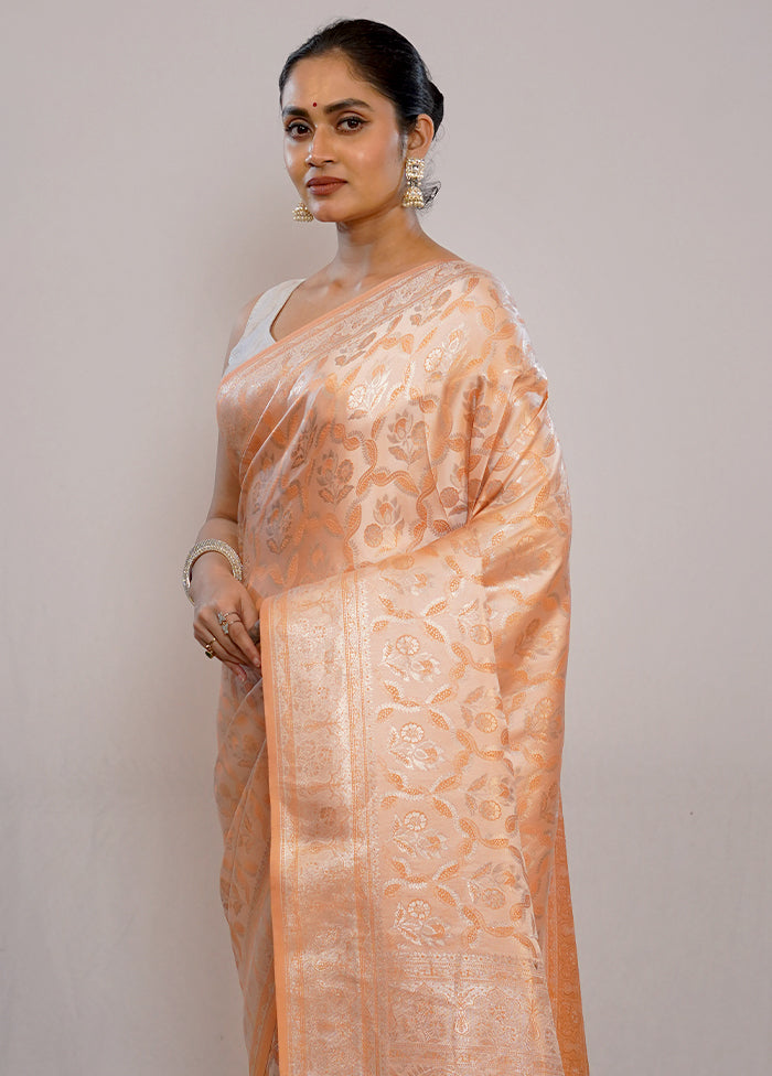 Pink Dupion Silk Saree With Blouse Piece - Indian Silk House Agencies