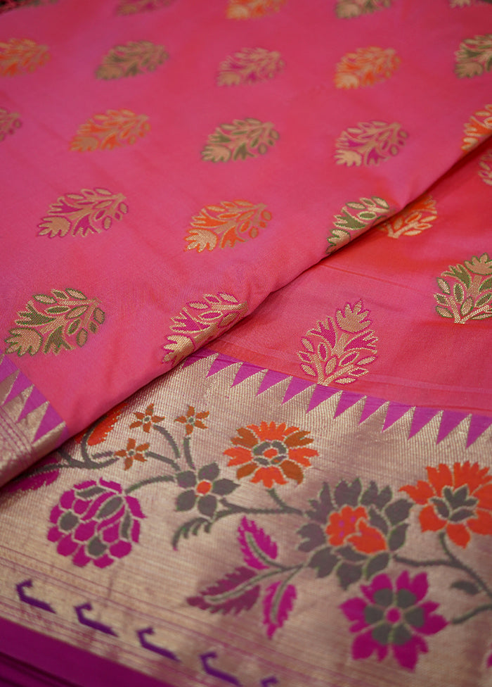 Multicolor Dupion Silk Saree With Blouse Piece - Indian Silk House Agencies