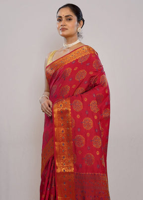 Multicolor Cotton Saree With Blouse Piece - Indian Silk House Agencies