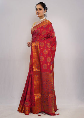 Multicolor Cotton Saree With Blouse Piece - Indian Silk House Agencies