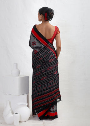 Grey Bomkai Silk Saree Without Blouse Piece - Indian Silk House Agencies