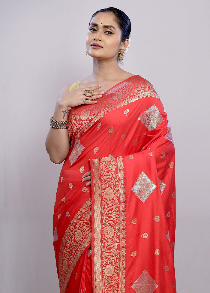 Multicolor Dupion Silk Saree With Blouse Piece - Indian Silk House Agencies