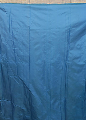 Blue Kanjivaram Silk Saree With Blouse Piece