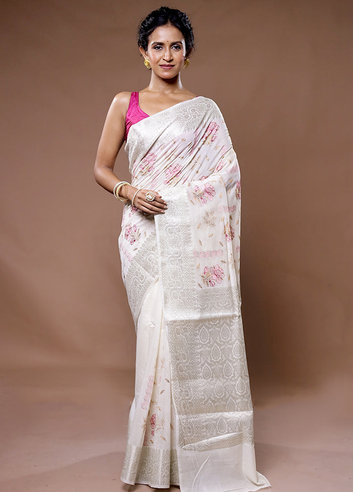 Multicolor Cotton Saree With Blouse Piece - Indian Silk House Agencies