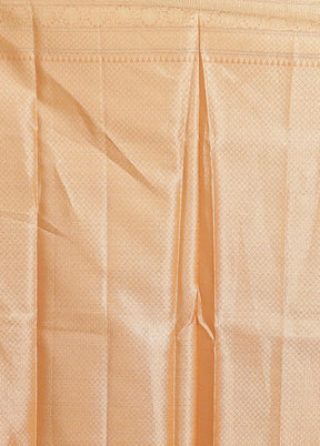 Pink Cotton Saree With Blouse Piece