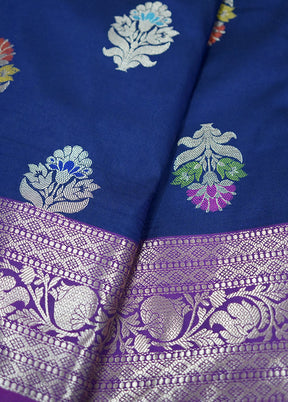 Multicolor Uppada Silk Saree With Blouse Piece - Indian Silk House Agencies