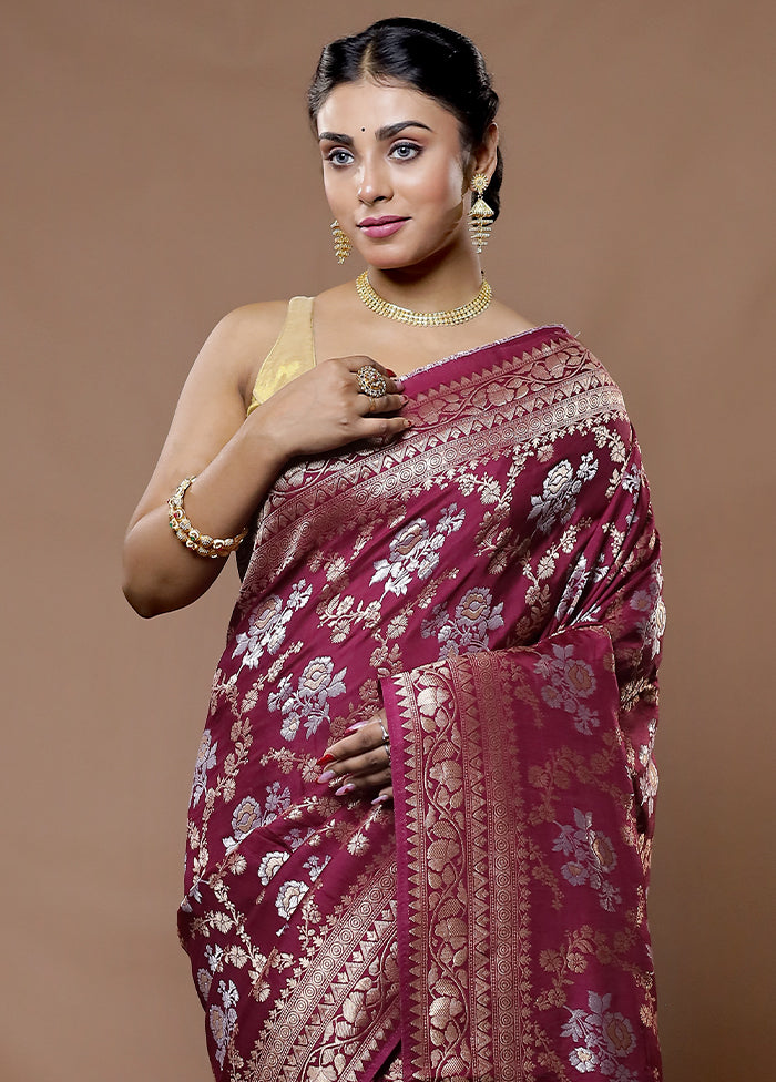 Multicolor Dupion Silk Saree With Blouse Piece - Indian Silk House Agencies