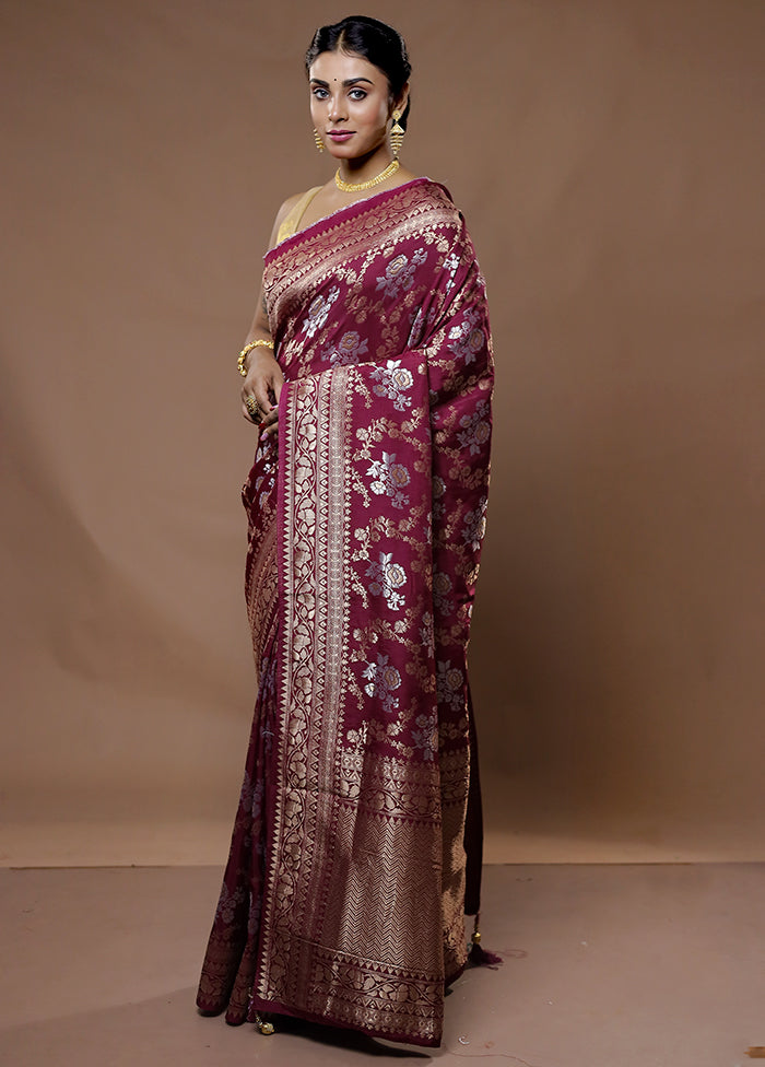 Multicolor Dupion Silk Saree With Blouse Piece - Indian Silk House Agencies