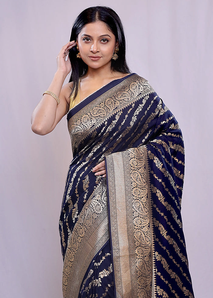 Multicolor Dupion Silk Saree With Blouse Piece - Indian Silk House Agencies