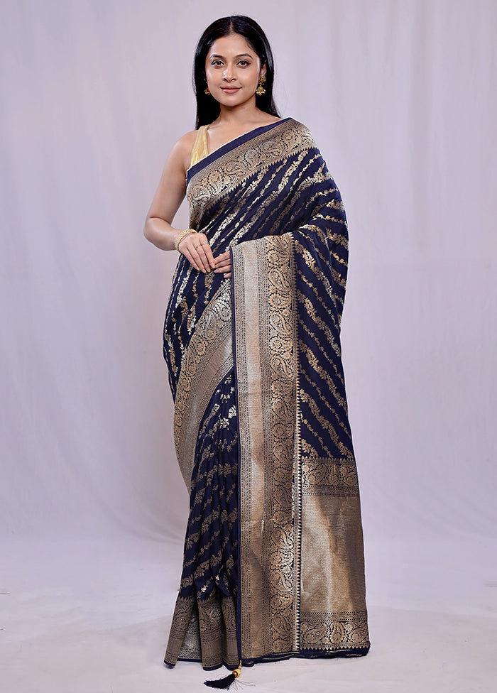 Multicolor Dupion Silk Saree With Blouse Piece - Indian Silk House Agencies