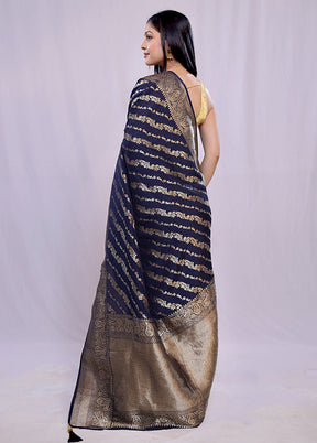 Multicolor Dupion Silk Saree With Blouse Piece - Indian Silk House Agencies