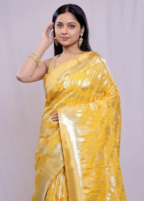 Multicolor Dupion Silk Saree With Blouse Piece - Indian Silk House Agencies