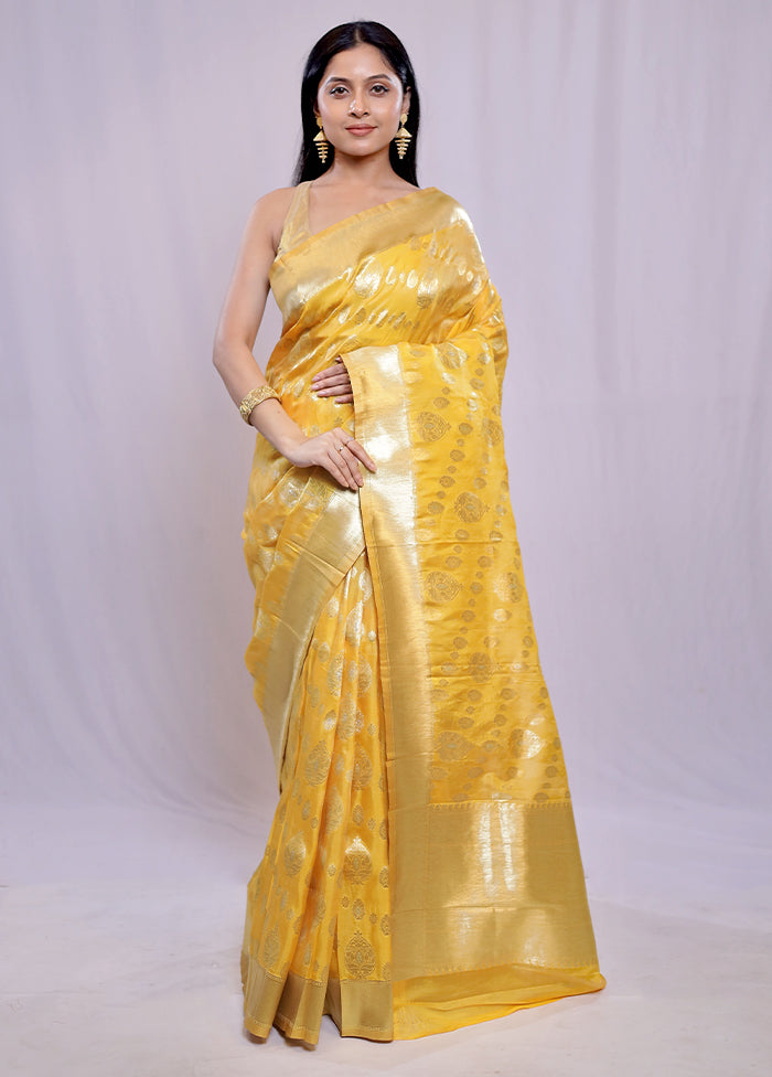 Multicolor Dupion Silk Saree With Blouse Piece - Indian Silk House Agencies