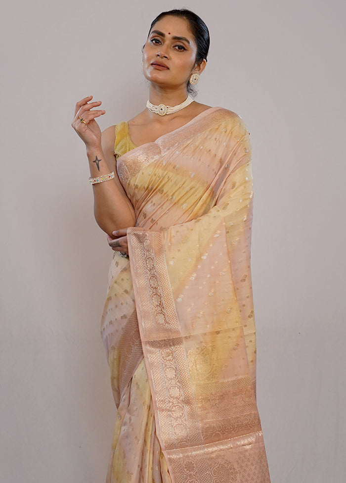 Multicolor Pure Georgette Saree With Blouse Piece - Indian Silk House Agencies