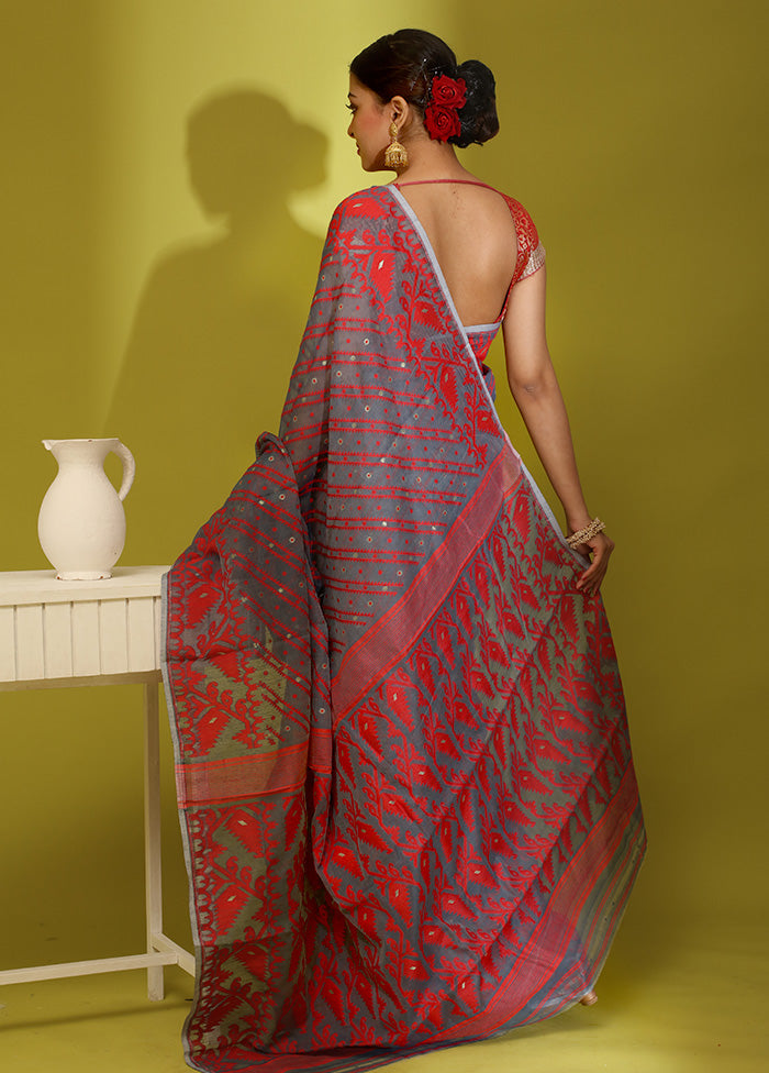 Green Tant Cotton Saree Without Blouse Piece - Indian Silk House Agencies