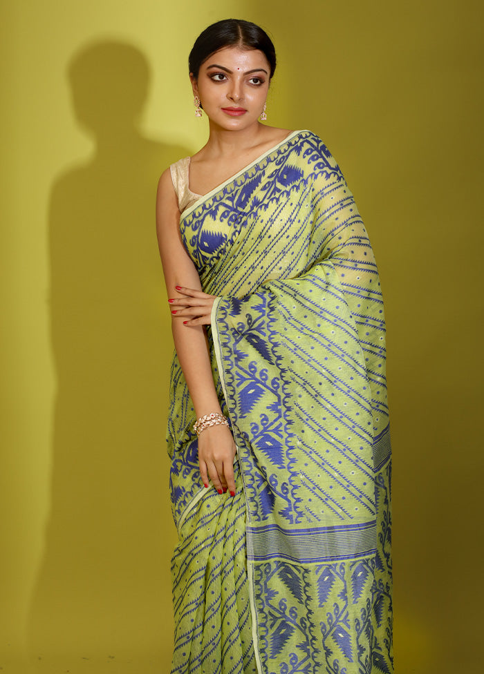 Pink Tant Cotton Saree Without Blouse Piece - Indian Silk House Agencies