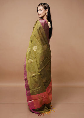 Multicolor Dupion Silk Saree With Blouse Piece