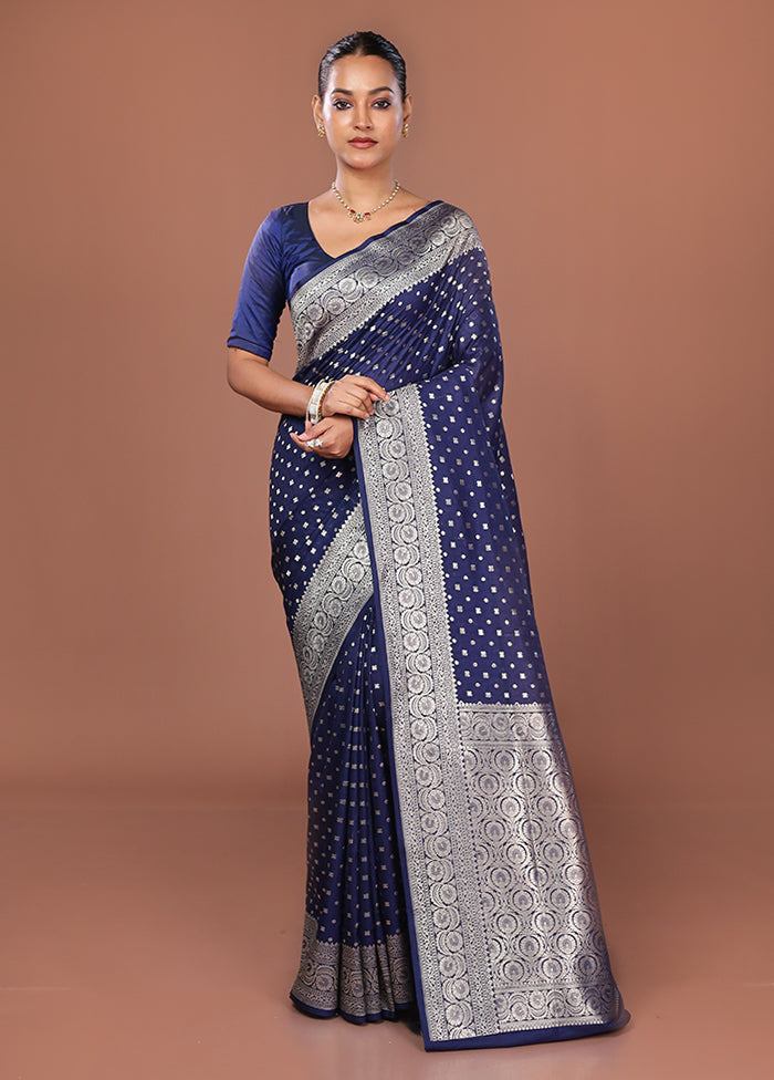 Multicolor Uppada Silk Saree With Blouse Piece