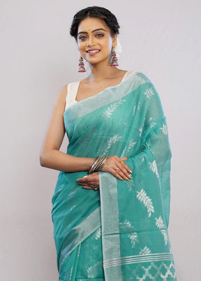 Green Matka Silk Saree With Blouse Piece - Indian Silk House Agencies