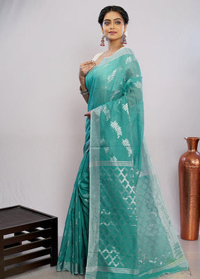 Green Matka Silk Saree With Blouse Piece - Indian Silk House Agencies