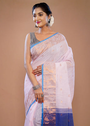 Pink Matka Silk Saree With Blouse Piece - Indian Silk House Agencies