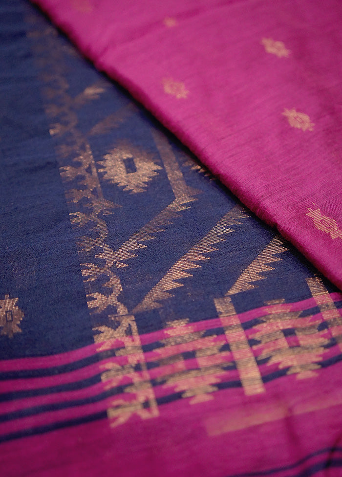 Pink Matka Silk Saree With Blouse Piece - Indian Silk House Agencies